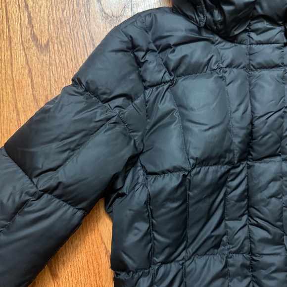 The North Face down quilted parka jacket winter coat in black size XS - Picture 3 of 16